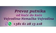 PREVOZ PUTNIKA VOJVODINA NEMAČKA Zrenjanin - Slika logo
